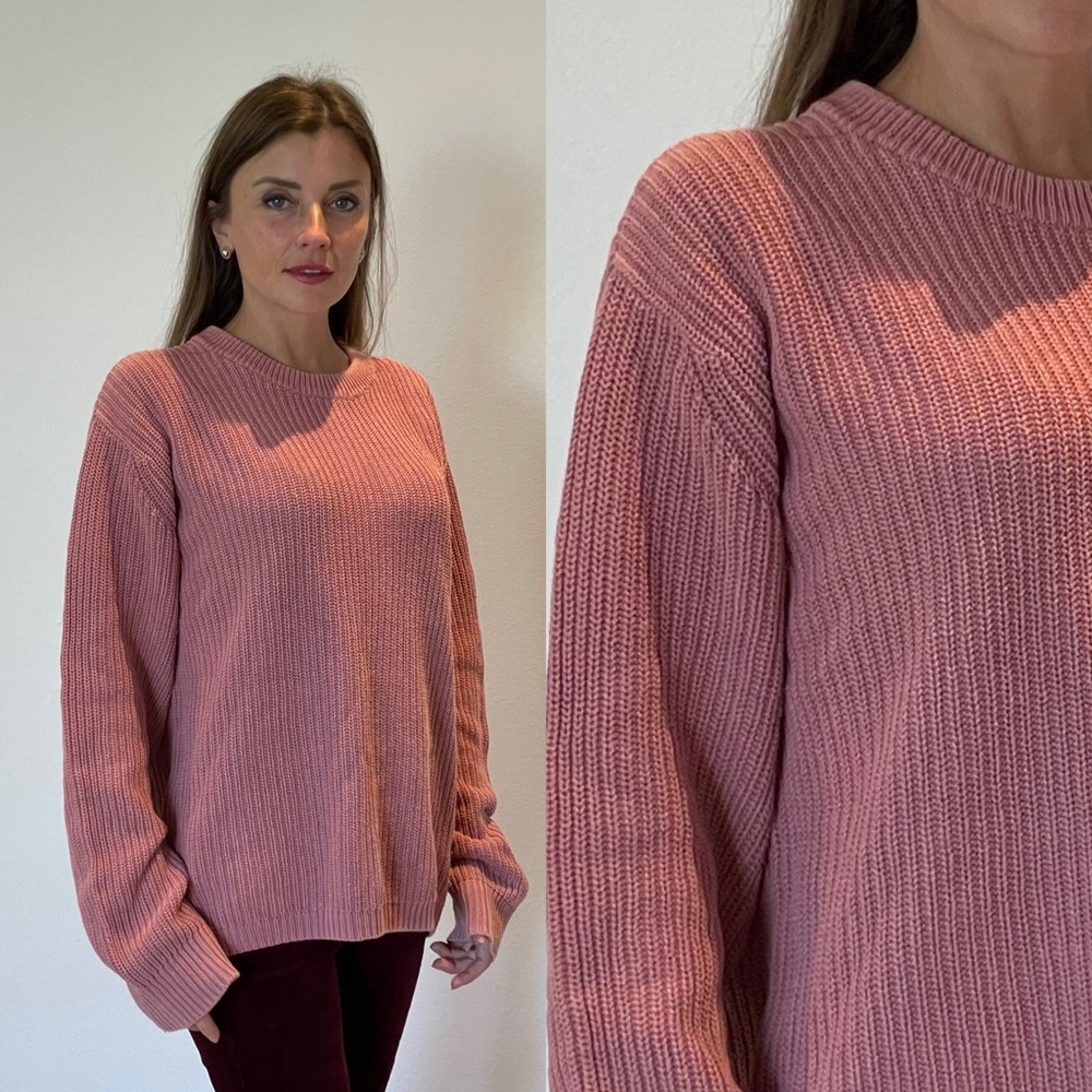 Urban Outfitters Oversize Pink Knit Sweater Small